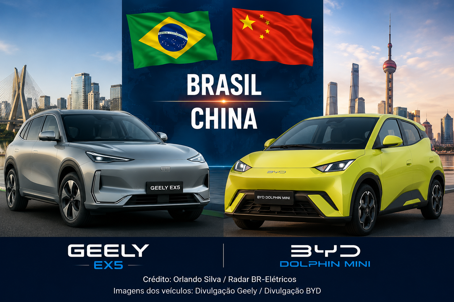 Brasil se torna o maior comprador de carros elétricos chineses do mundo