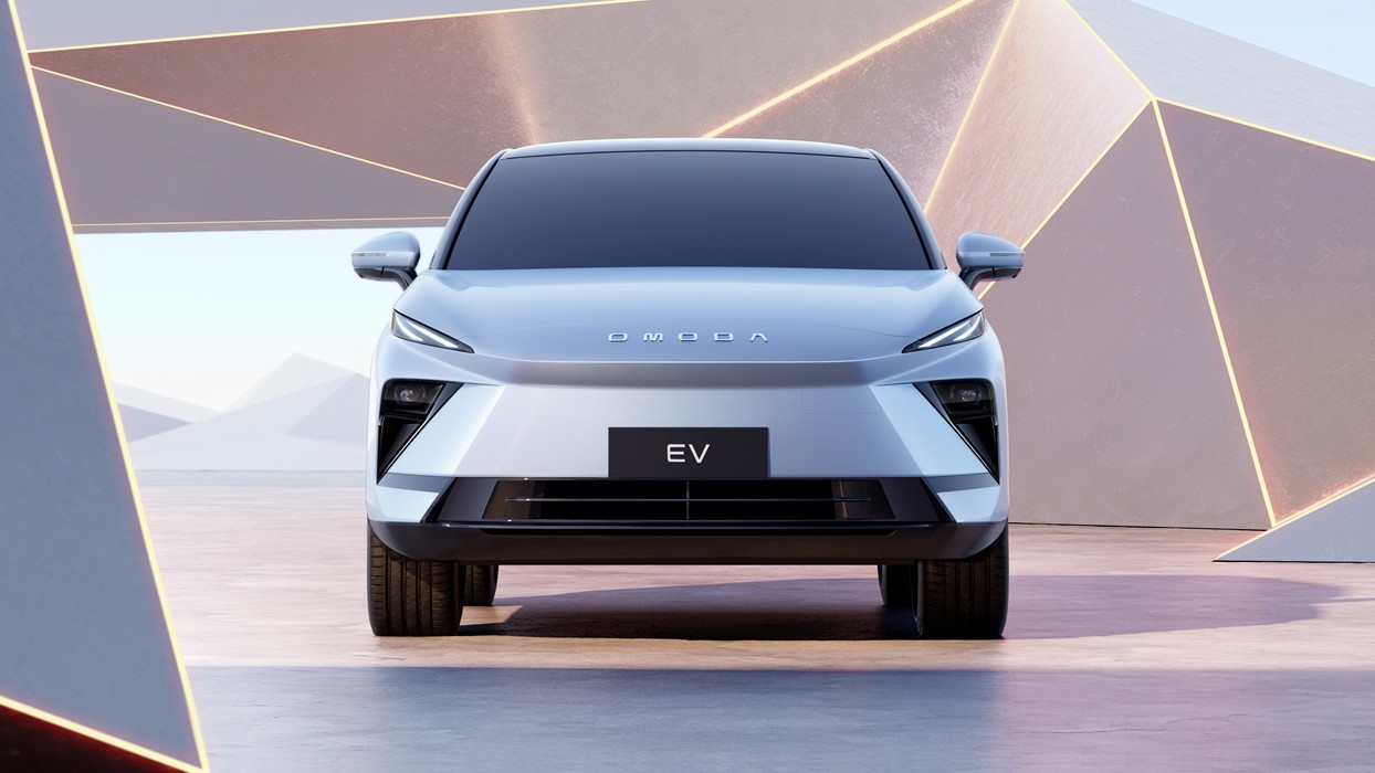 Interior do novo Omoda E5 elétrico 2026