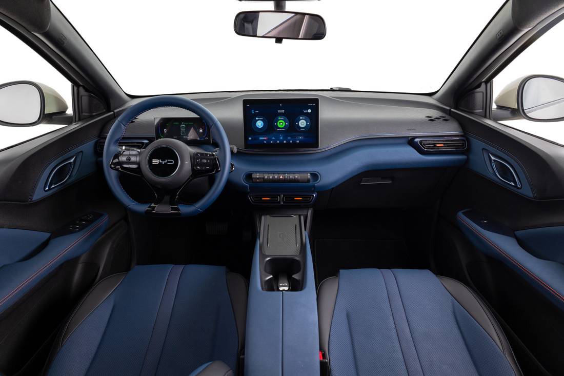 Cabine do BYD Dolphin Mini