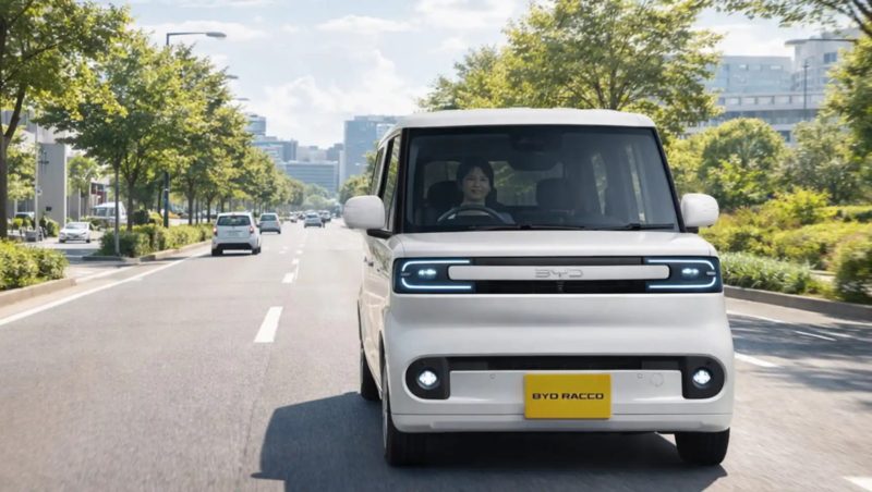 BYD Racco, kei car elétrico da BYD para o Japão